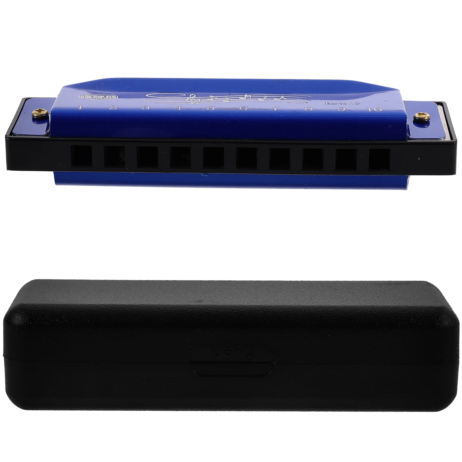 10 Hole 20 Tone Harmonica Children's Toy Beginner Children’s Toys Portable for Beginners Abs Musical Harmonicas Holes