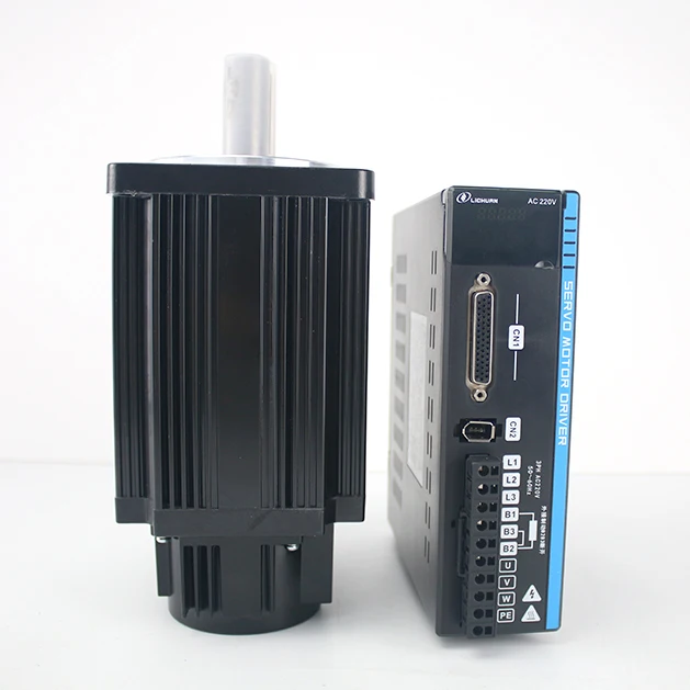 Servomotor de 2KW, 220V, 7,7NM, 2500RPM, 17 bits, codificador incremental/absoultado, Kit de controlador de Motor 130M07725B + LC30P-2000W