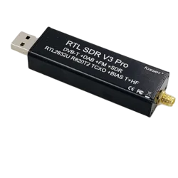 Лучший RTL SDR V3 Pro RTL2832U R820T2 0.5PPM TXCO HF Bias SMA программно определяемое радио полный диапазон для Windows 10, Mac. Android, Linux