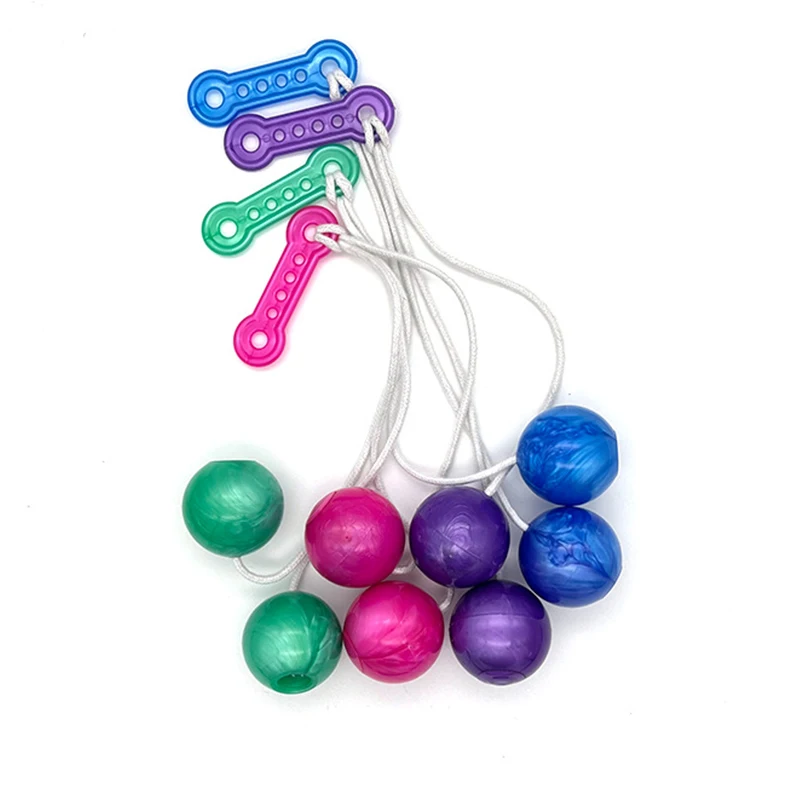 Fidget Clack Balls Click Clackers Glow in the dark Bead Antistress Ball Noise Maker Novelty Toy Gifts for Kids Children Toy