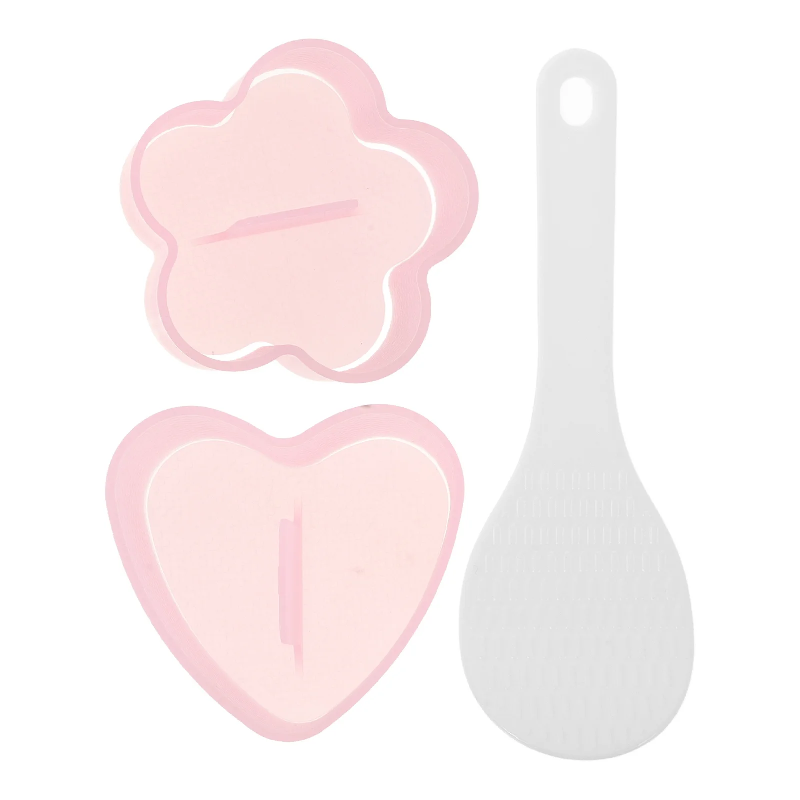 

1 set 1 Set Of Rice Ball Mold Plum Blossom Heart Shape Sushi Making Kit Onigiri Press Molds Diy Shaper Kitchen Utensils Reusable