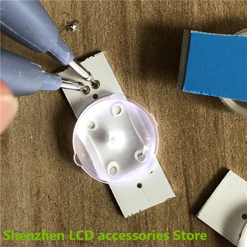 25ピース/ロット修理交換用ビーズ3のled lg 49UH6500-CB 6916L-2453A 6916L-2551A 6916L-2552A 6916L-2452A 100% 新