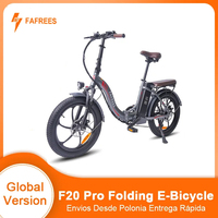 FAFREES F20 Folding Electric Bike 20 Inch Frame E-bike 7-Speed Gears Electric Bicycle With Removable 16AH Lithium Battery