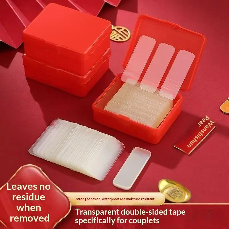 5Boxes Double Sided Adhesive Tape Nano Strong Transparent Wall Stickers Water Proof Wall Mount Sticker Home Improvement
