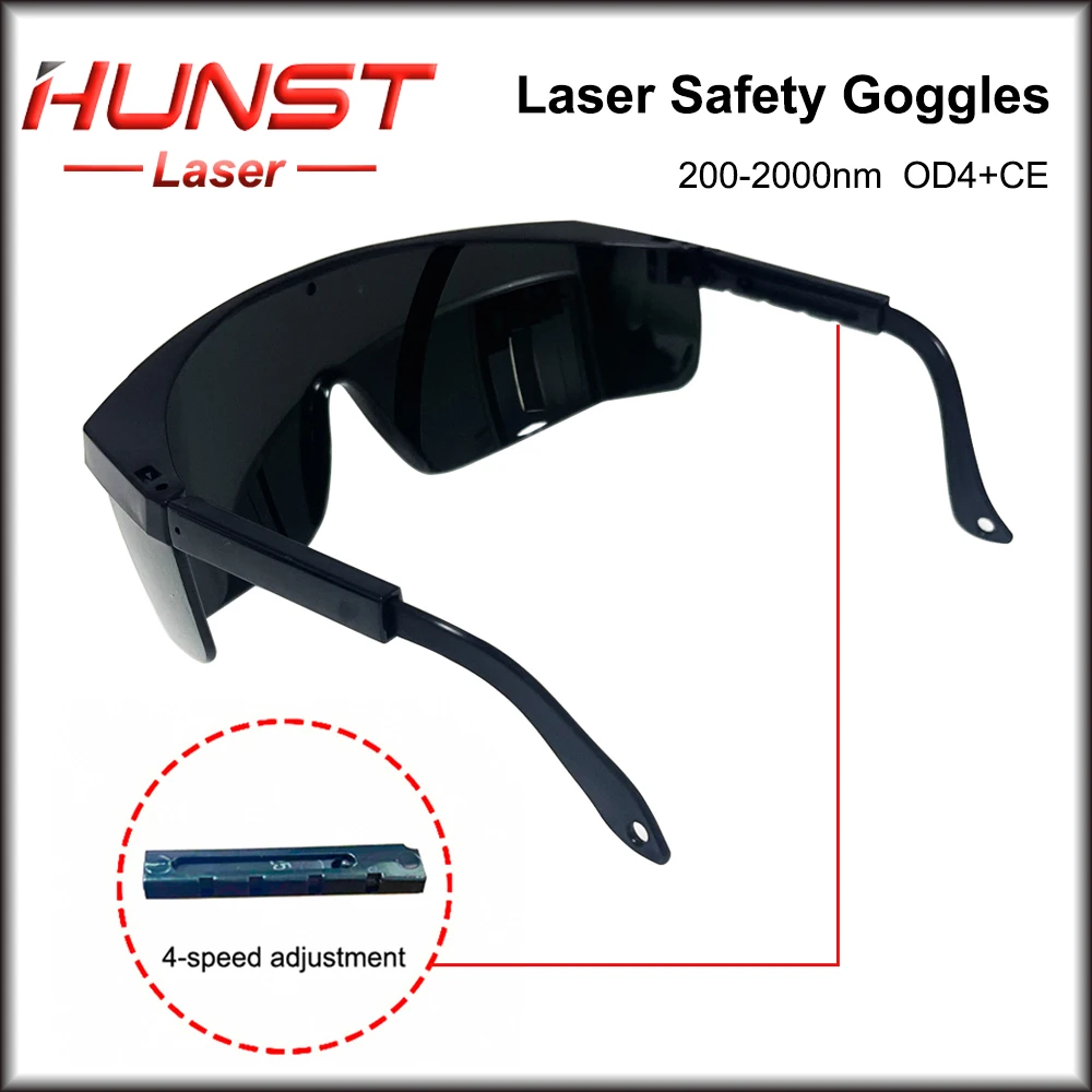 Imagem -03 - Hunst-tampa Protetora Ultravioleta Infravermelha Laser Que Processa Vidros Protetores 2002000nm Od4 Mais ce