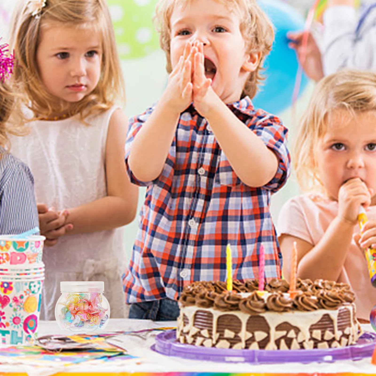 

12Pcs Pumpkin Candy Jars Transparent Creative Storage Containers for Wedding Snacks and Small Treats Pumpkin Candy Jars