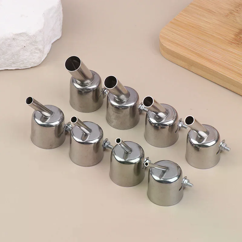 850 3/4/5/6/7/8/10/12MM Hot Air Nozzle 45 Degree Curved Angle Welding Nozzle For 850 Series Hot Air Rework Station Accessories