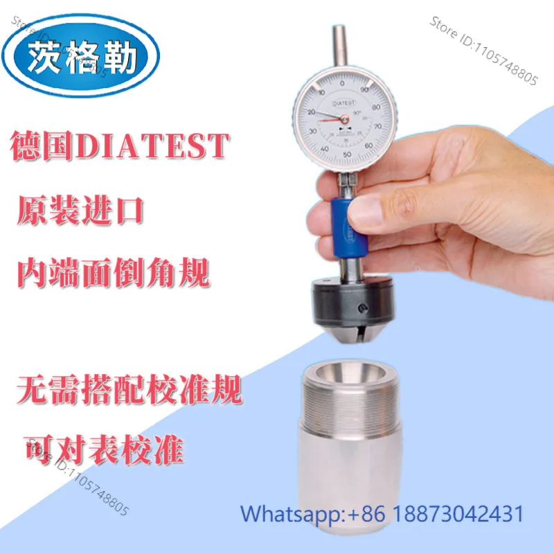 High precision internal and external chamfer gauge IKT60 electronic digital display , socket diameter gauge