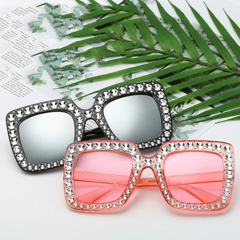 3Pcs/set New Large Square Sunglasses Women Men Rectangle Sun Glasses Female Eyewear Sunglasses for Male Female Eyeglasses