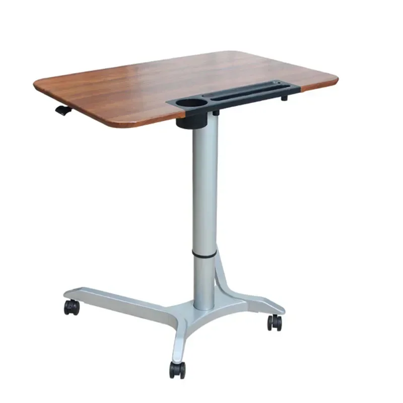 

Скандинавский автоматический подъемный компьютерный стол из цельного дерева, подвижный и минималистичный ноутбук, офисная мебель для ленивого дивана