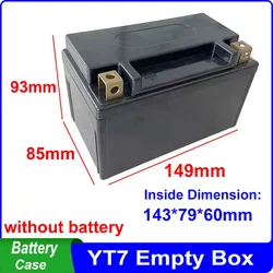YT Battery Case YT7 YT5 YT4 Empty Box Fit 18650 26650 32650 LiFePO4 Cells 12V 12.8V 4Ah 5Ah 7Ah 12Ah For DIY Starter Battery