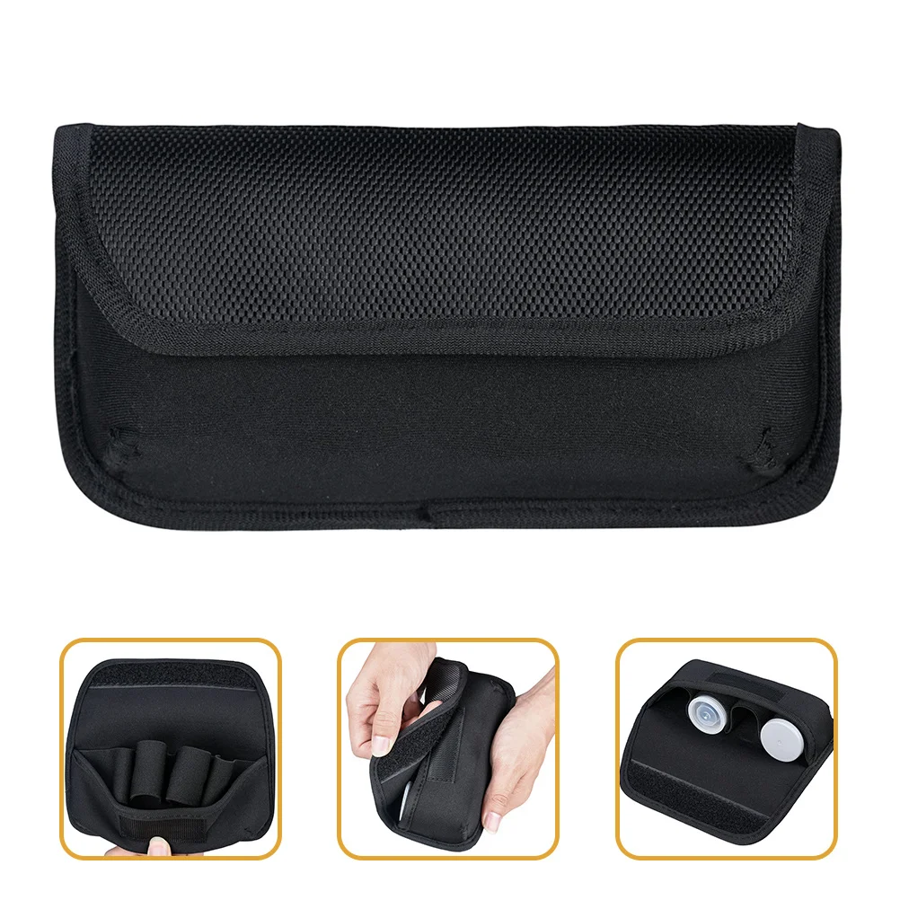 4pcs Canisters Bag, Waterproof Protective Pouch For 35Mm Storage, Hook Loop Closure, Belt Mountable, Film Case Organizer, Film