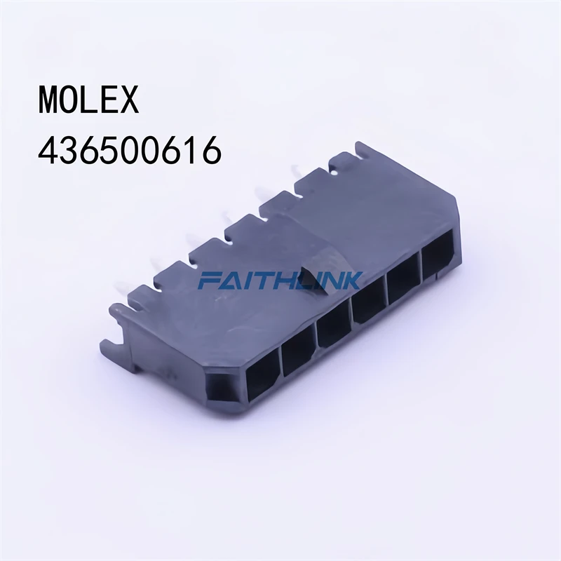 

10PCS 436500616 43650-0616 MOLEX connector 1x6P spacing: 3mm straight in series: Micro Fit (MX 3.0) 100% New original