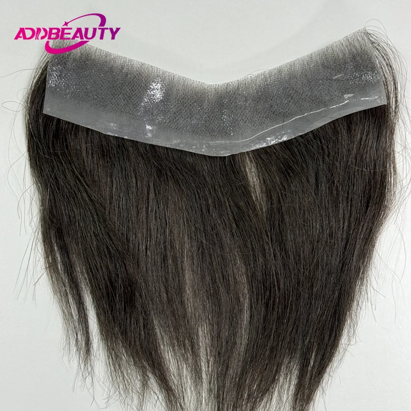 

Парик для волос, прямой парик Vstyle, индийский парик из натуральных волос для мужчин, Vloop, тонкая кожа, полный PU 0,12 см, мужской капиллярный протез