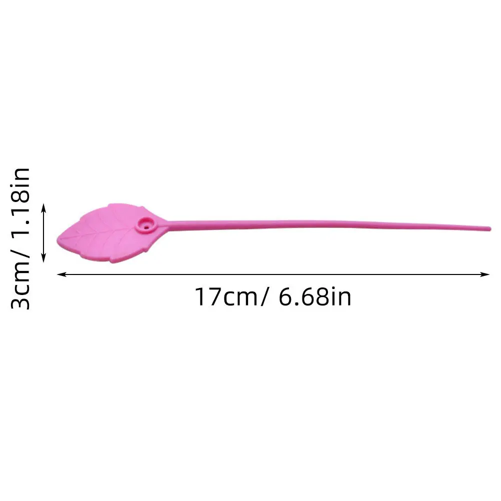 30Pcs Elegant Leaf Shaped Silicone Food Sealing Tie Baking Bag Closure Clip for Cookies Biscuits Candy Chocolate Lollipops Food