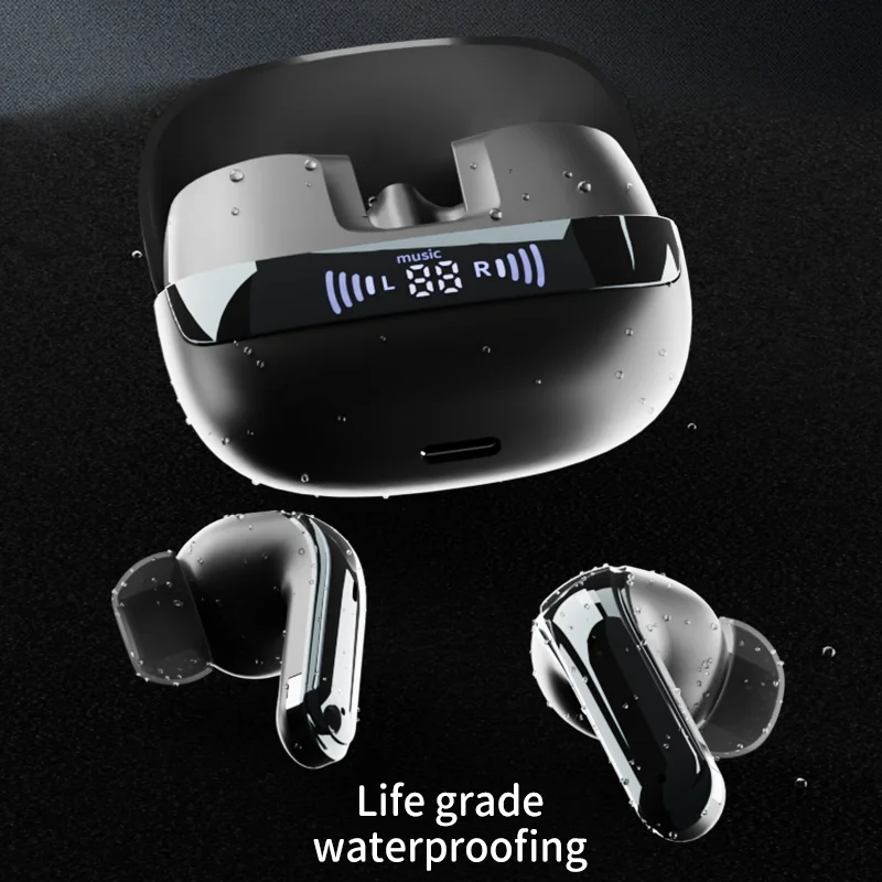 الأصلي Xiaomi F8 سماعات لاسلكية سماعة رأس بخاصية البلوتوث شحن سماعات الأذن الحد من الضوضاء سماعات Led عرض الرياضة مع هيئة التصنيع العسكري