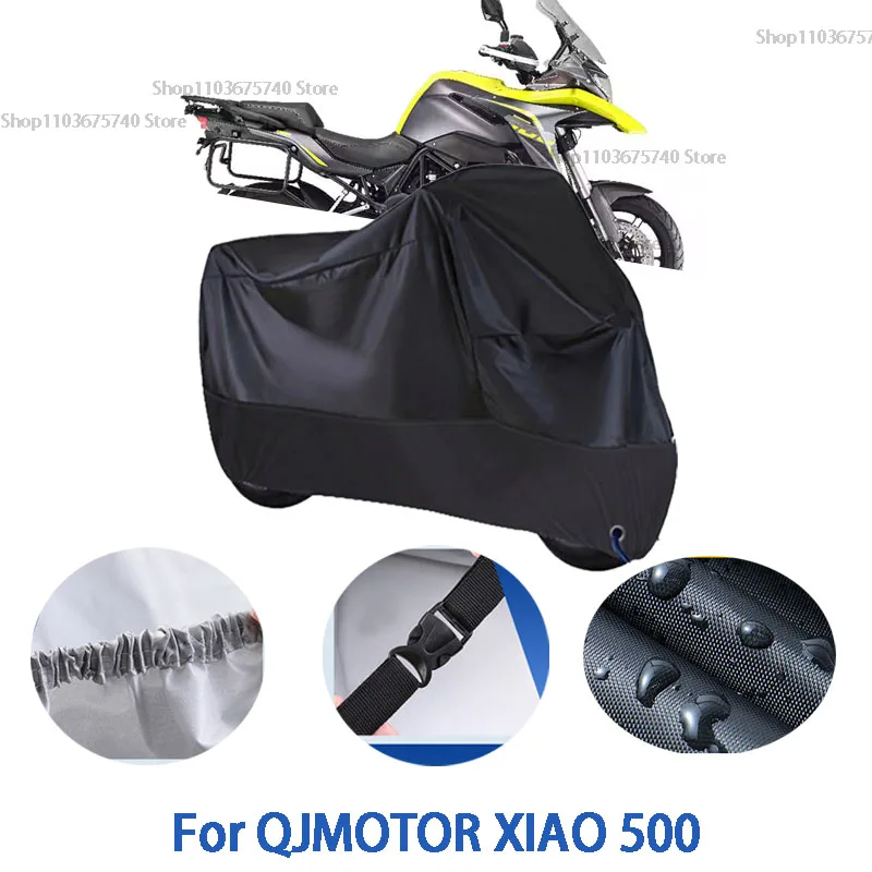 

Motorcycle Full Covers For QJMOTOR XIAO 500 Car Outdoors Sun Protection Dust No Ear Thickened Oxford Clothcover Accessories