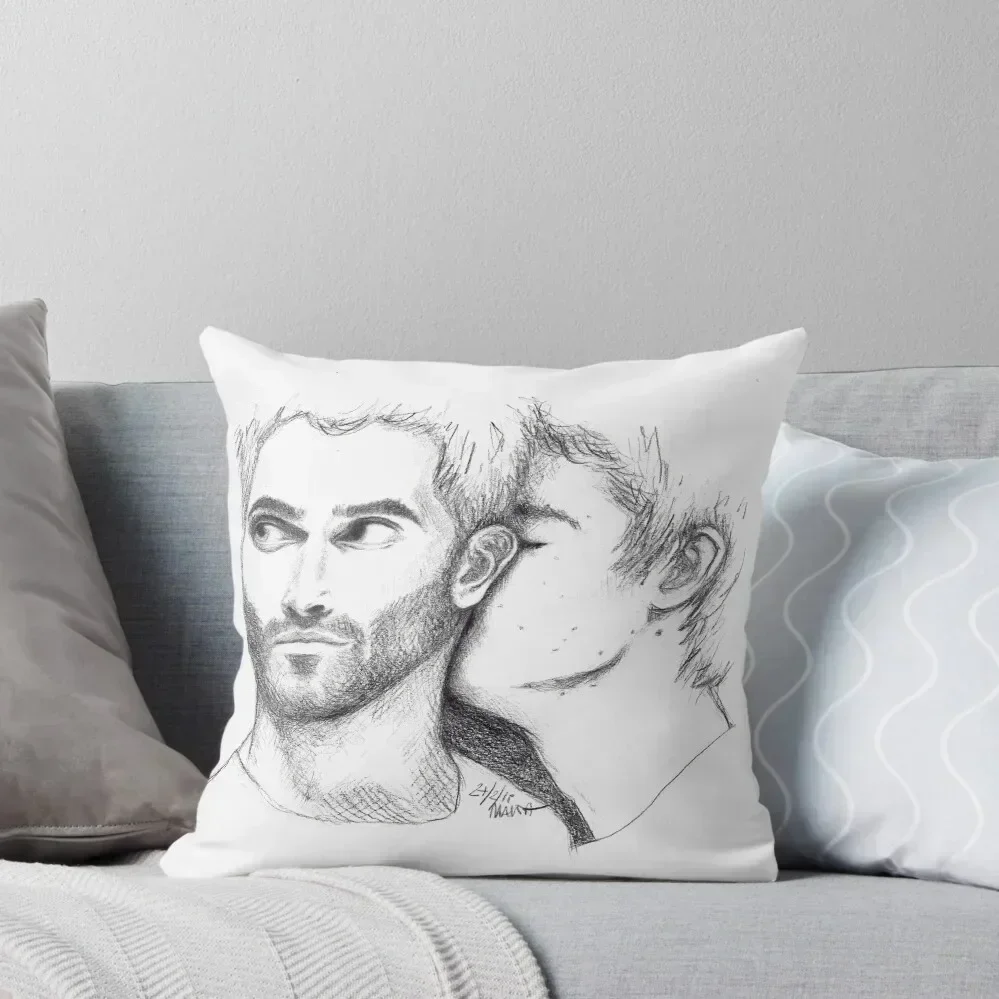 

Nuzzling Throw Pillow Couch Cushions Decorative Sofa Cushions Pillow Covers Decorative Plaid Sofa pillow