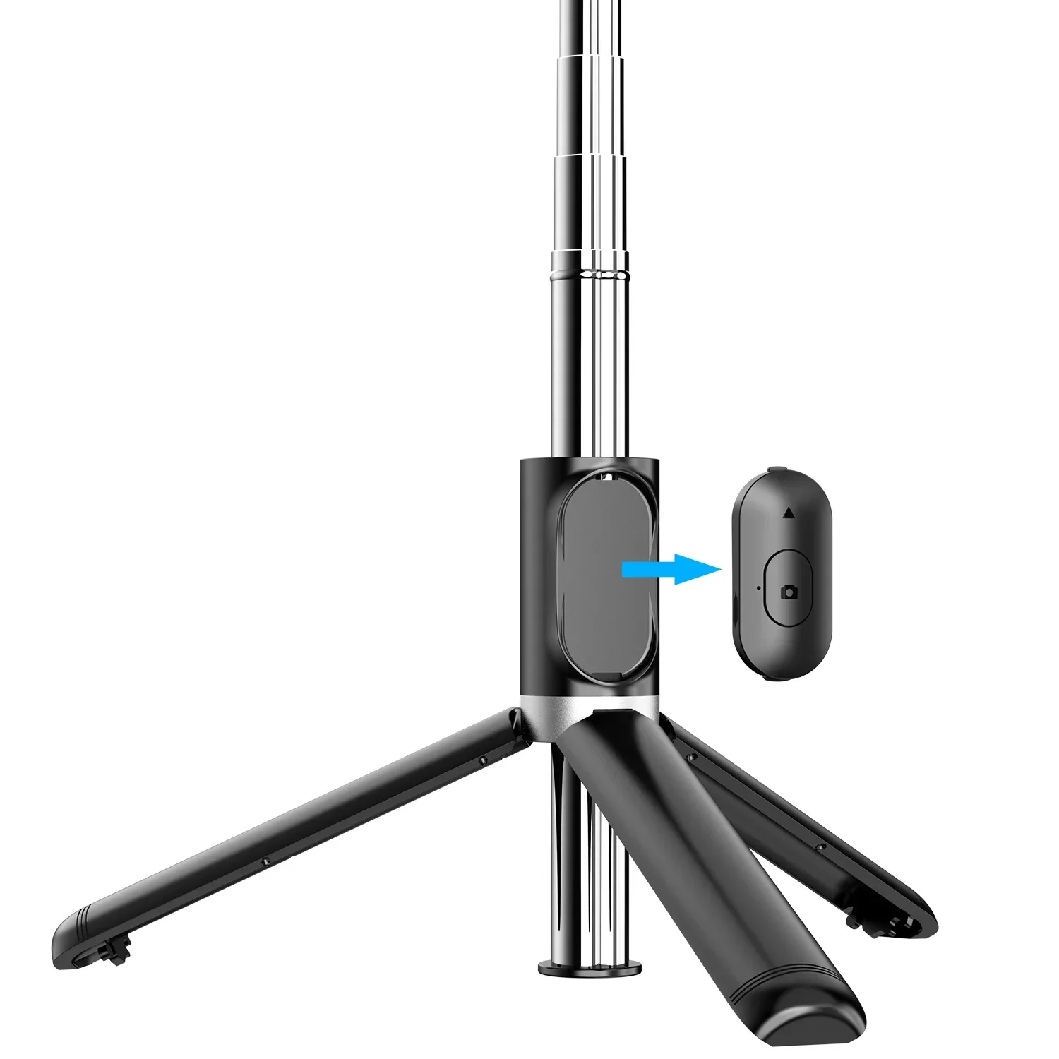 Portable 41 Inch Selfie Stick Phone Tripod with Wireless Remote Extendable Tripod Stand 360 Rotation For iPhone Samsung Xiaomi