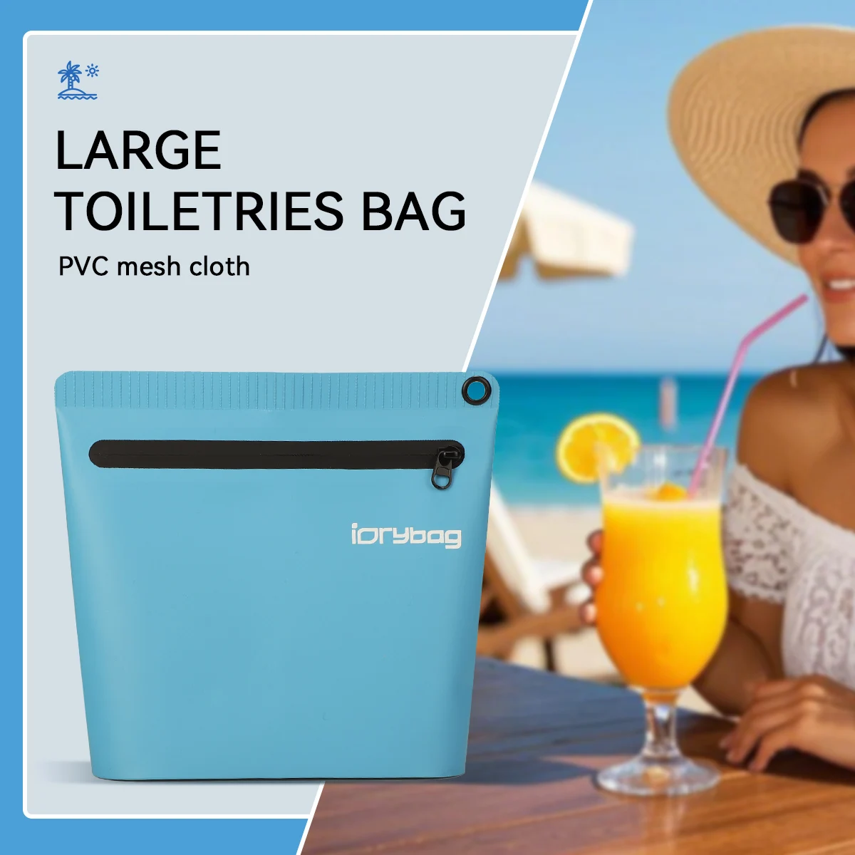 

IDrybag Waterproof Tote Dry Bags Lightweight Waterproof Swimming Wash Bag Activities 3L Wash Dry Bag Travel for Toiletries