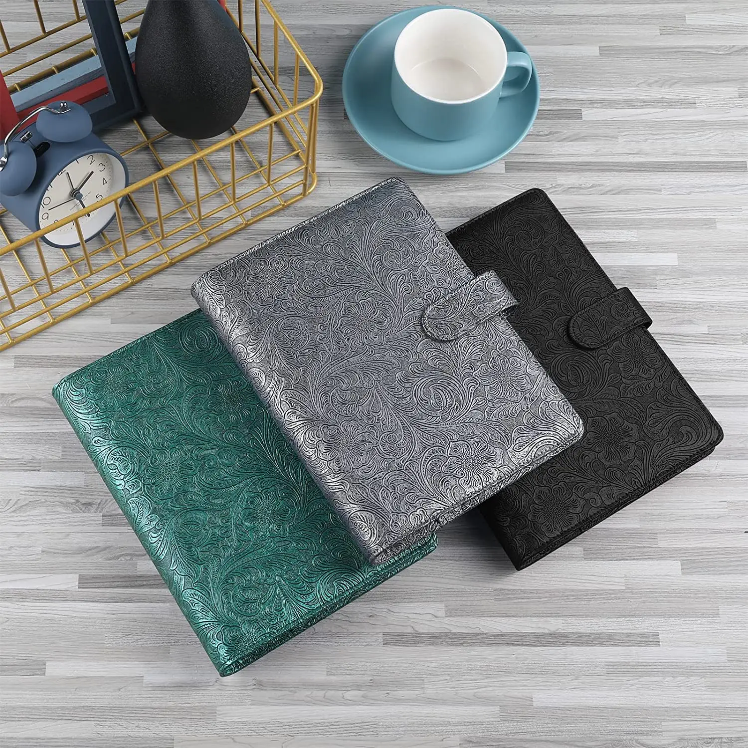 A6 Money Budget Ring Binder - Money Saving Wallet Organiser Binder with Pockets, Cash Stuffing Budget Wallet Planner Binder