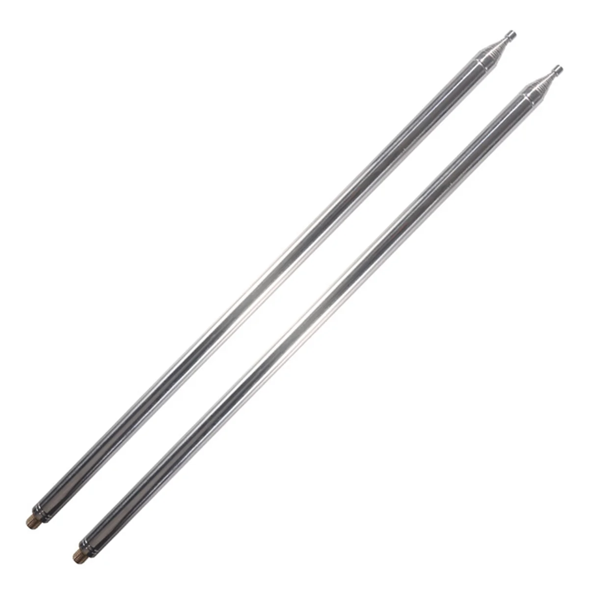 A56XQ 2 ชิ้น 5.6 เมตร M10 แส้เสาอากาศดึง Rod สําหรับวิทยุ HF บวกแส้เสาอากาศ Telescopic เสาอากาศ DIY คลื่นสั้นเสาอากาศ