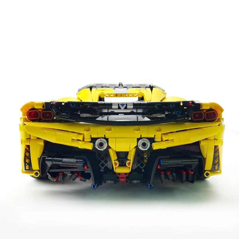 

High-end New High-Tech Yellow SF90 Speed Sports Car Custom Vehicle Model Building Block Brick DIY Toy Assembly Birthday Gift Kid