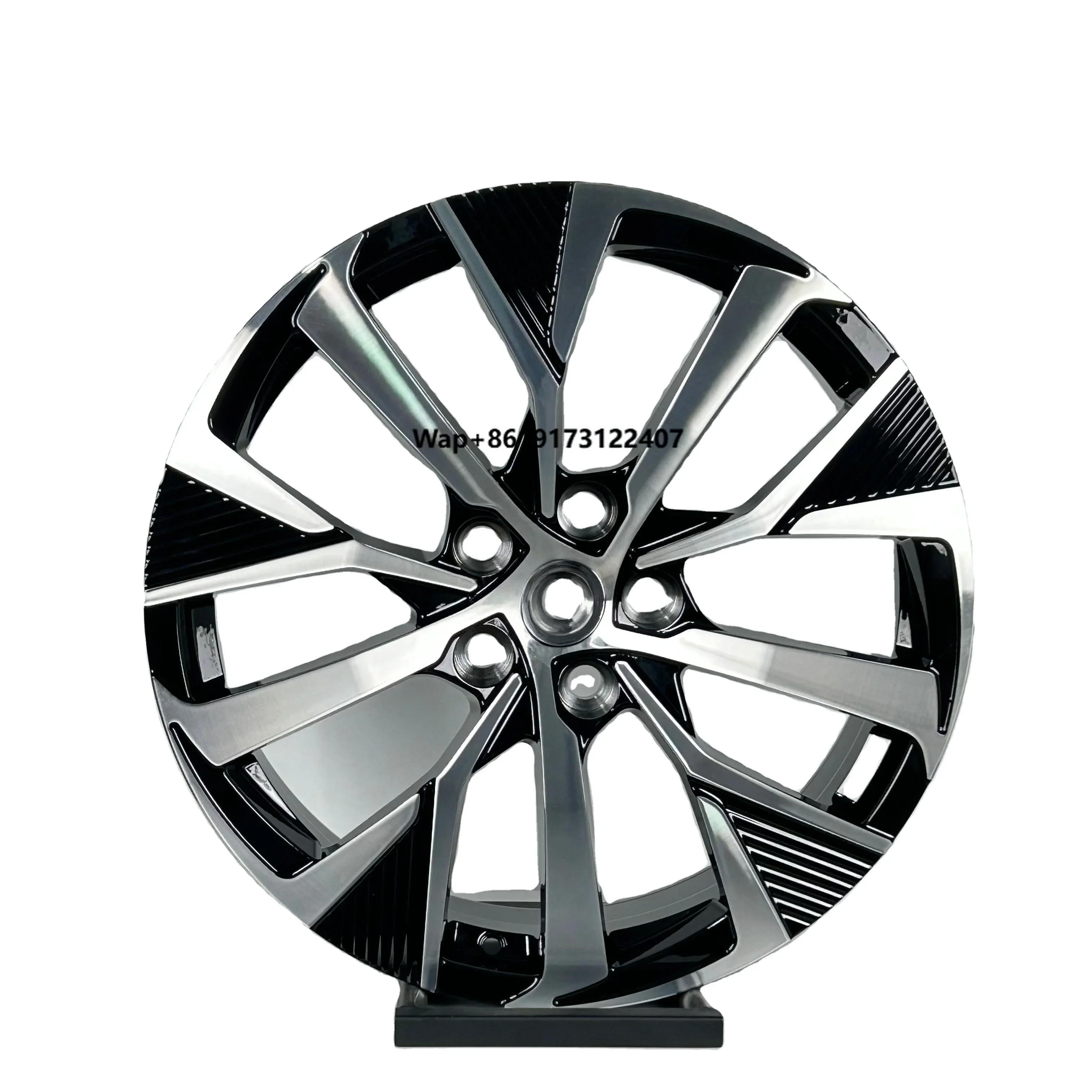 

Custom Five Spoke Passenger Car Wheels New 100mm PCD 35/40mm ET Aluminium Alloy Rim MOQ 4 Pieces
