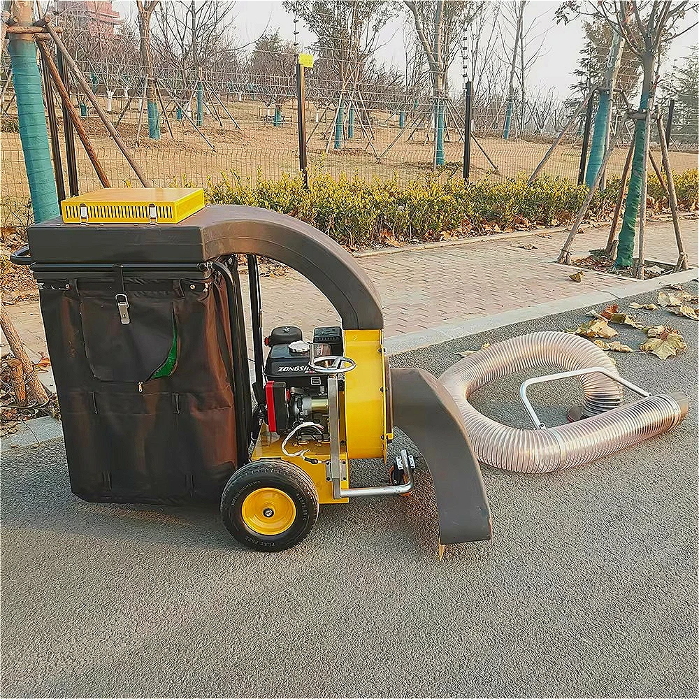 Street and Sports Field Leaf Vacuum Cleaner, Blower, Suction and Crusher, Petrol-powered 3-in-1 Leaf Vacuum Cleaner