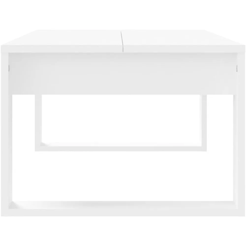 ميسا سنترو موديرنا ماديرا بلانكو 102x51x41 سم، مساعد صالون و أريكة Multiusos #5