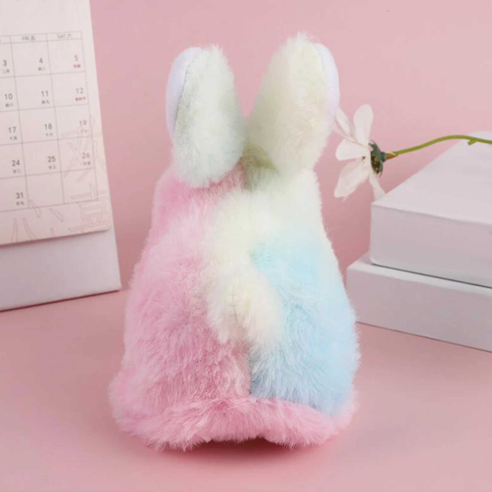 Conejos de peluche eléctricos para niños, juguetes interactivos de animales de peluche para bebés