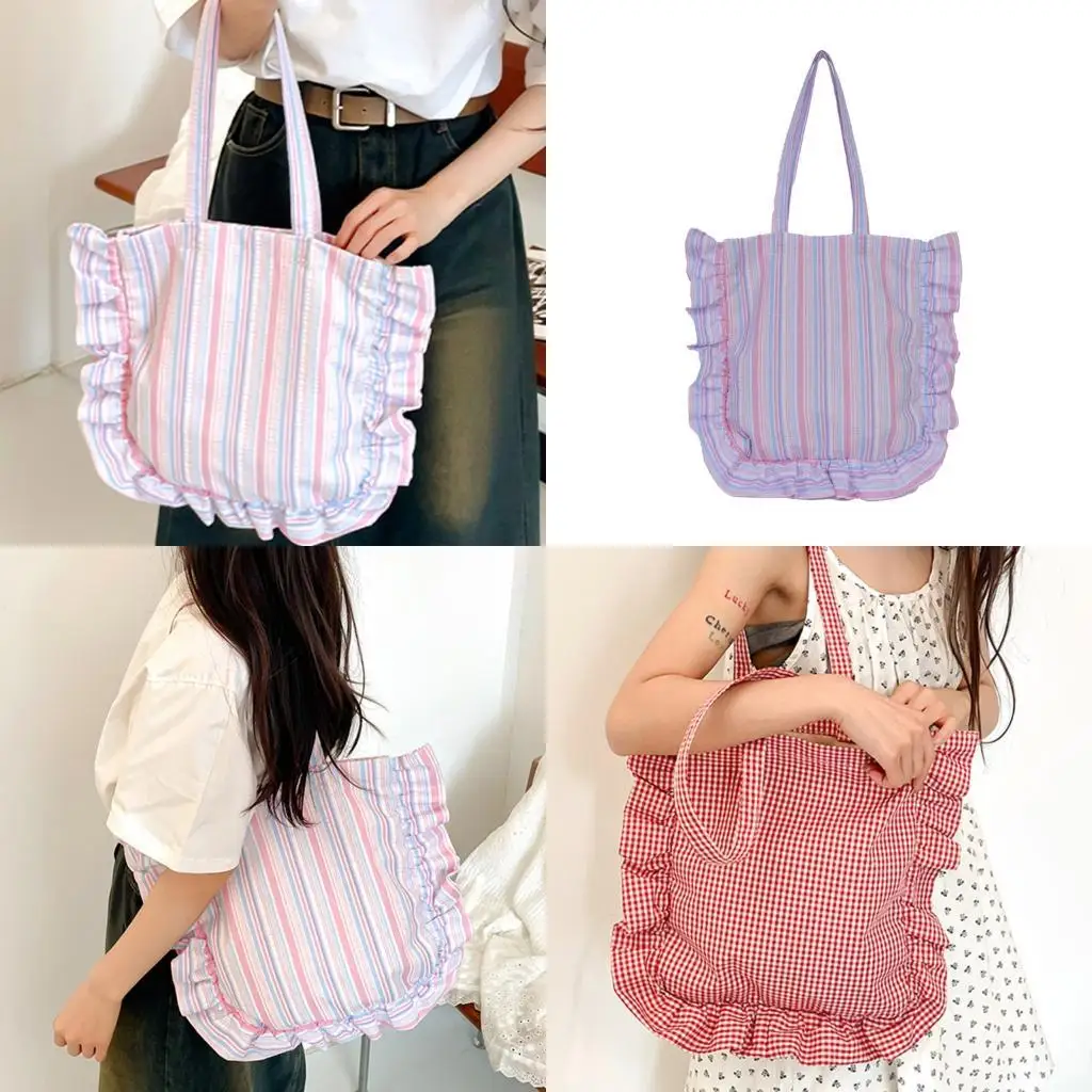 

D46D Fashionable Checkered Underarm Purse With Spacious Interior Shoulder Bag