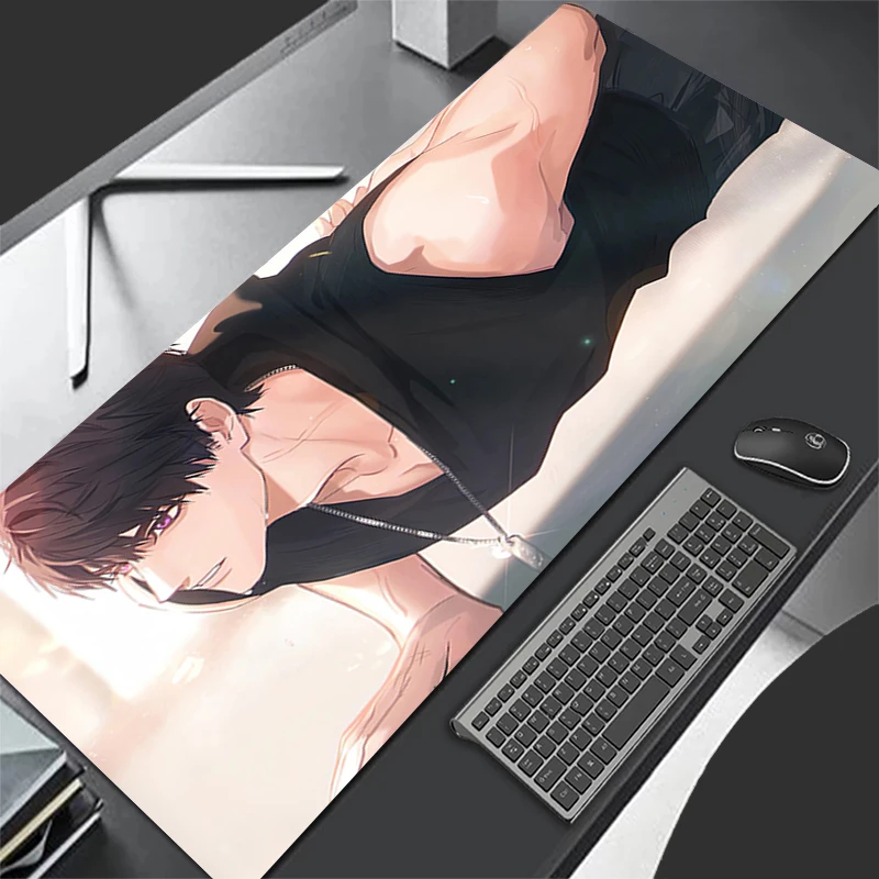 

Mousepad Computer Gaming Accessories Keyboard Pad Office PC Rubber Mouse Pad Decoracion Love And Deepspace Caleb Desk Mouse Mat