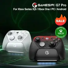 GameSir G7 Pro Mando Control de Juego con Licencia Oficial de Xbox, Control Alámbrico para Xbox, Gamepad Inalámbrico para PC, Android y Móviles