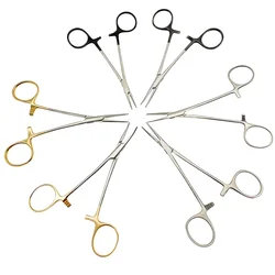 Stainless Steel Hemostatic Forceps Curved/Straight Tip Forceps Locking Clamps,  Arterial Forceps