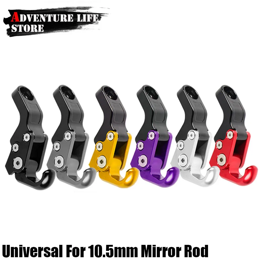 Universal 10.5mm Side Mirror Mount Rod Luggage Hook Bag Hanger Cargo Claw Grip For BMW C400X C400GT C 400 X For HONDA For YAMAHA