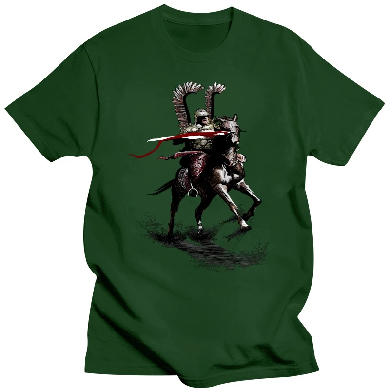 Polish Winged Hussar Cavalry Men T-Shirt Short Casual oversized t shirt 2021 harajuku mens t shirts
