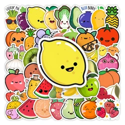 Cartoon Fruit Vegetable Stickers Cute DIY Kids Toys Gift Decorative Decals for Laptop Scrapbook Luggage Waterproof