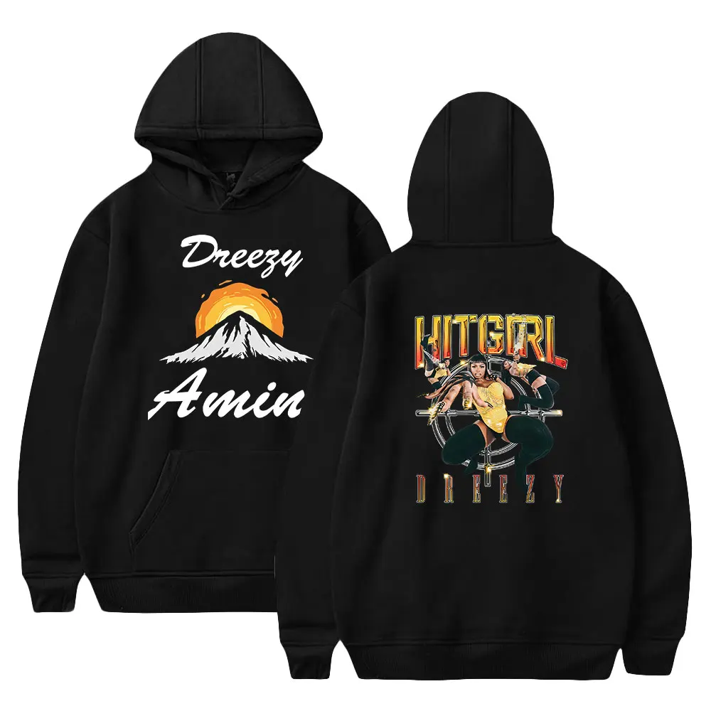 

Dreezy Tour Merch Толстовка пуловер свитшот для мужчин/женщин зимний с длинным рукавом с капюшоном