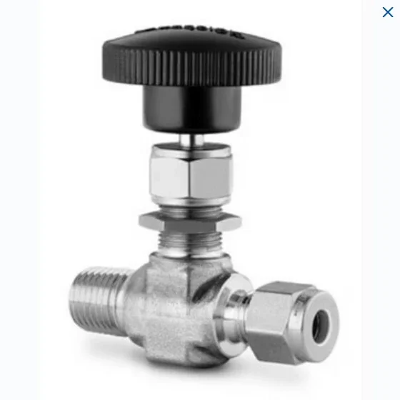 SS-ORM2-S2 Stainless Steel Integral Bonnet Needle Valve 0.09Cv1/8in. Ferrule Pipe Joint