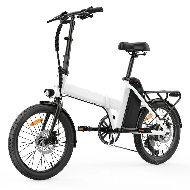 Folding Electric Bicycle Ultra‑Light Portable Electric Assist Bike For Adult Daily Commute Leisure Travel