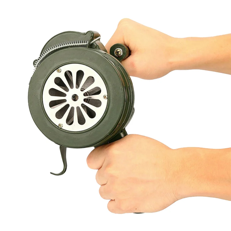 

OvO Store Hand Alarm Horn Emergency 110DB Manual Operation Warning School Shopping Fire Air Safety Alarm System