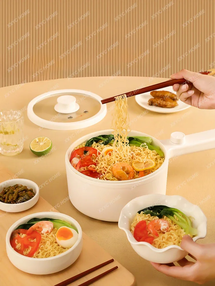 ElectricCaldron Multifunctional Integrated Small Electric Pot Electric Hot Pot Ceramic Instant Noodles Artifact Non-Stick Cooker