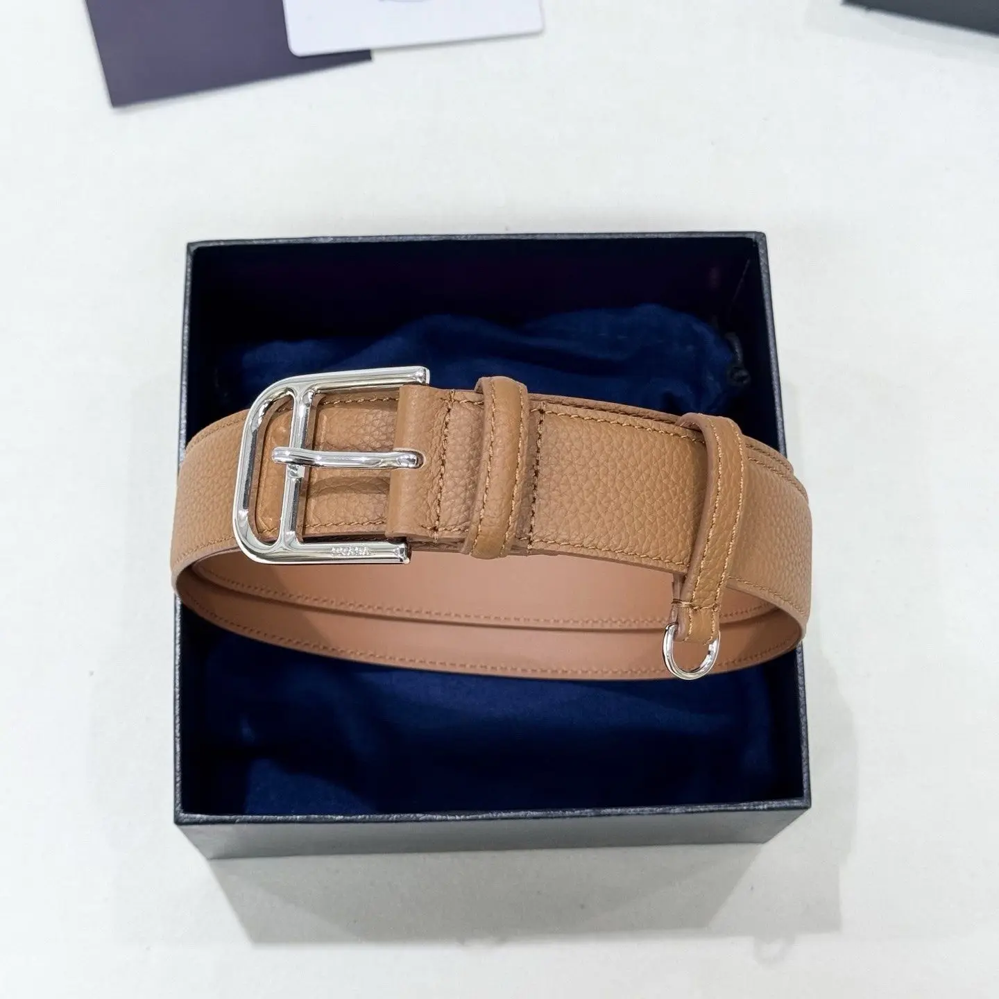 Premium Yellow Brown Reversible Gold Automatic Buckle Belt For Men Waist Strap For Jeans Suits Business