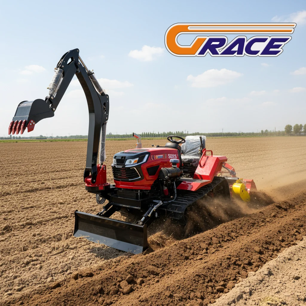 Customized Mini Crawler Tractor 25HP EPA Approved Waterproof Garden Tractor Fast Shipping Supply