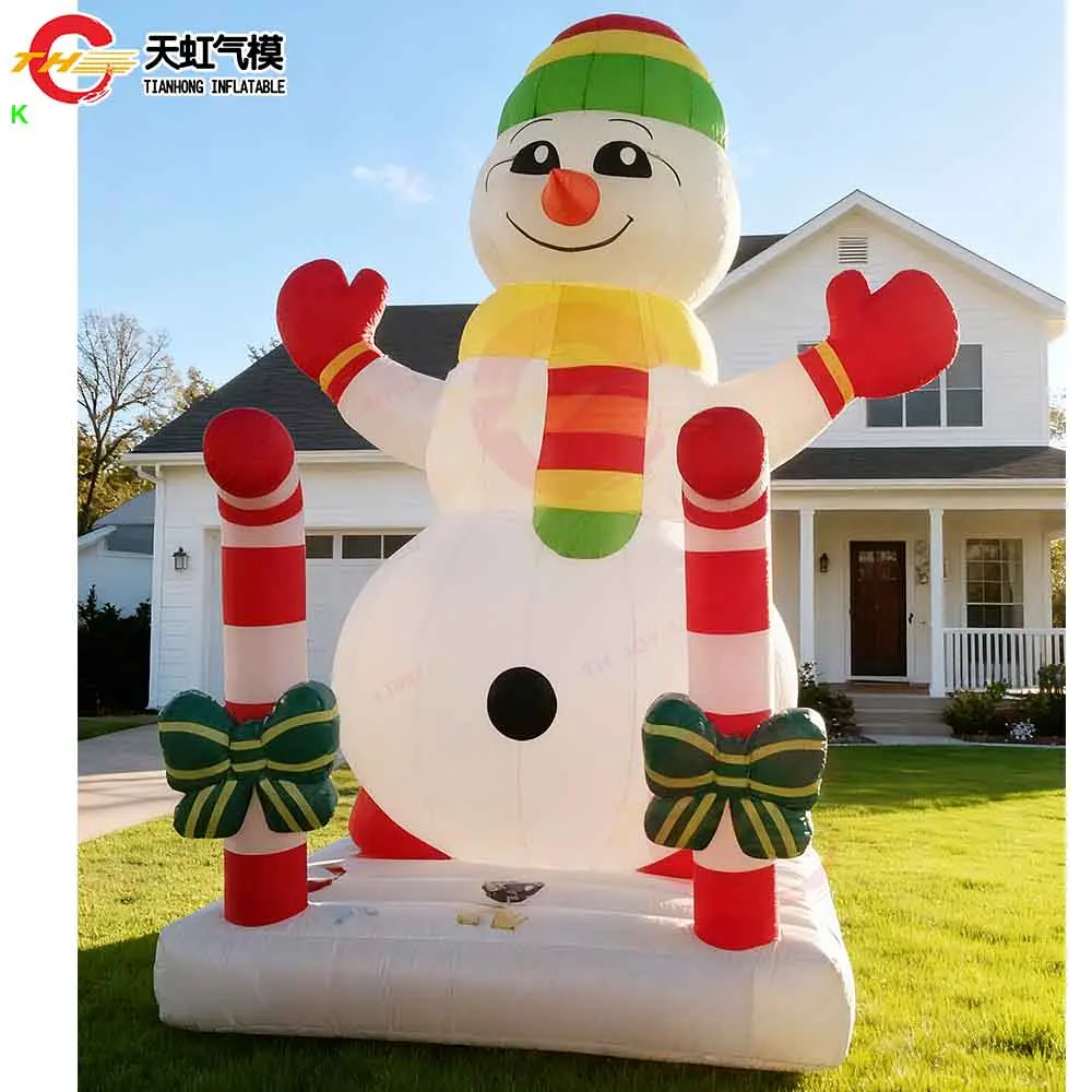 

Быстрый воздушный корабль, надувные рождественские украшения, снеговик, уличный взорванный рождественский снеговик, мультяшная рекламная доска