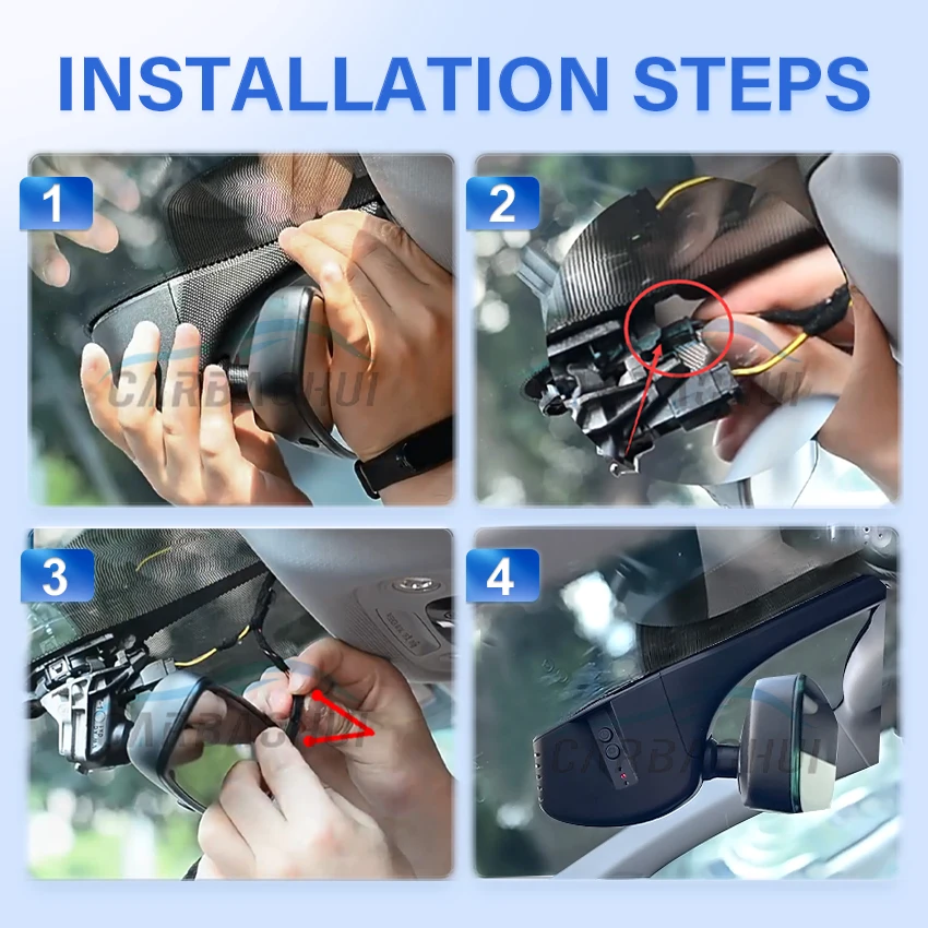 4K Plug and play Car DVR Video Recorder Dash Cam Camera UHD 2160P For Audi A3 A4 A5 Q5 Q3 A6 A7 Q7 A1 Q2 TT RS S SQ5 S8 SQ8