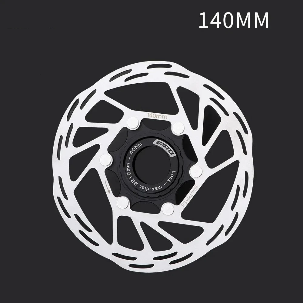 

6 Bolt Center Lock Brake Disc 140/160/180/203mm with Center Lock Cover Bike Disc Brake Rotor Porous Stable Bicycle Brake Disc