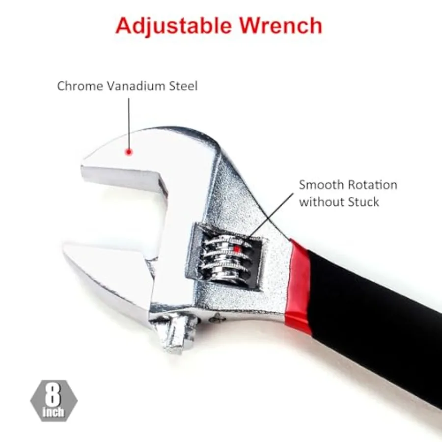 ชุดคีมและประแจอเนกประสงค์ 7 ชิ้น สำหรับงานซ่อมรถยนต์ งานประปา งานไฟฟ้า และงานบำรุงรักษาทั่วไป พร้อมเคลือบสารกันสนิม