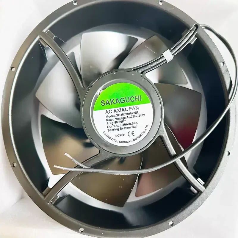 For SAKAGUCHI GH25090HA2BL AC220V 50/60HZ distribution box cabinet metal cooling fan